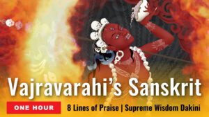 Vajravarahi Vajrayogini's 8 lines of Praise by Yoko Dharma thumbnail for Video